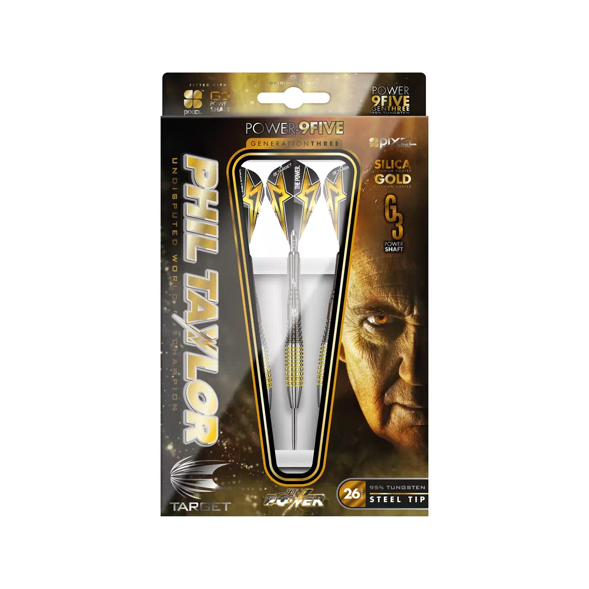 Target Darts Phil Taylor Power 9Five G3 95% Tungsten 26 grams